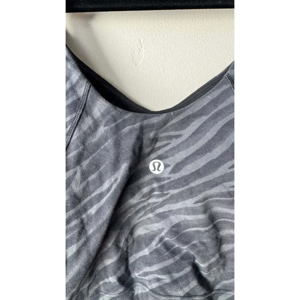 lululemon Align Tank Top Zebra Print 6 Activwear Yoga Clean Girl Athleisure